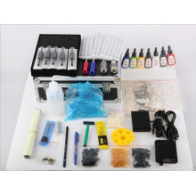 Tattoo Kit with 2 Rotary Digital Tattoo Machine Guns Set Equipment Power Supply